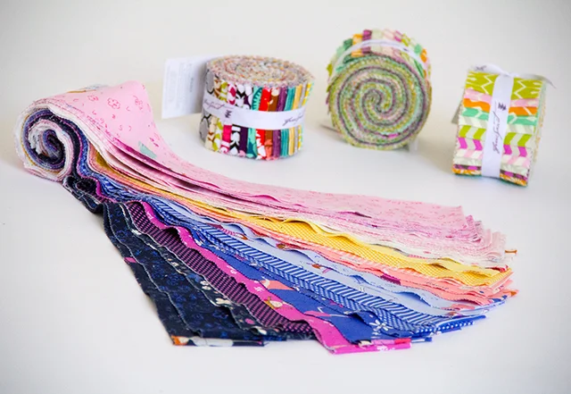 Jelly Rolls zum Quilten