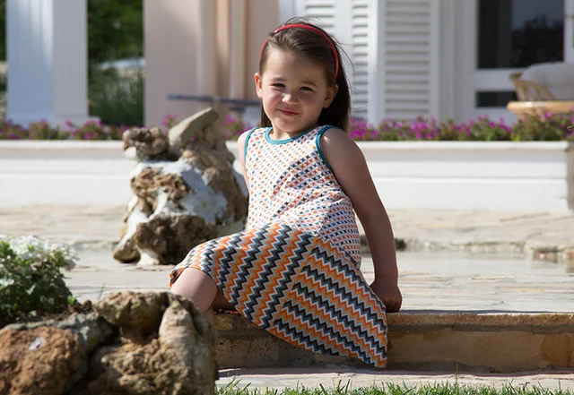 Schnittmuster Jerseykleid für Kinder nähen Schnittmuster Jerseykleid für Kinder nähen