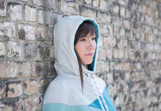 Nähanleitung Schnittmuster Damen Hoodie Teilung Kapuze selber nähen Nähanleitung Schnittmuster Damen Hoodie Teilung Kapuze selber nähen