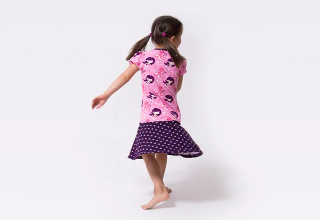 Schnittmuster Kinderjerseykleid Schnittmuster Kinderjerseykleid
