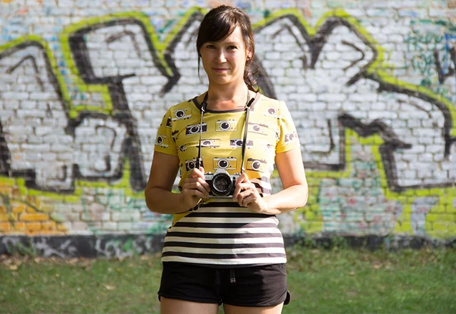 Schnittmuster Shirt Liv mit Teilung Schnittmuster Shirt Liv mit Teilung