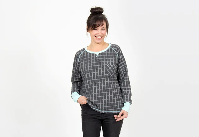 Raglanshirt Frauen Schnittmuster einfach selber nähen Raglanshirt Frauen Schnittmuster einfach selber nähen