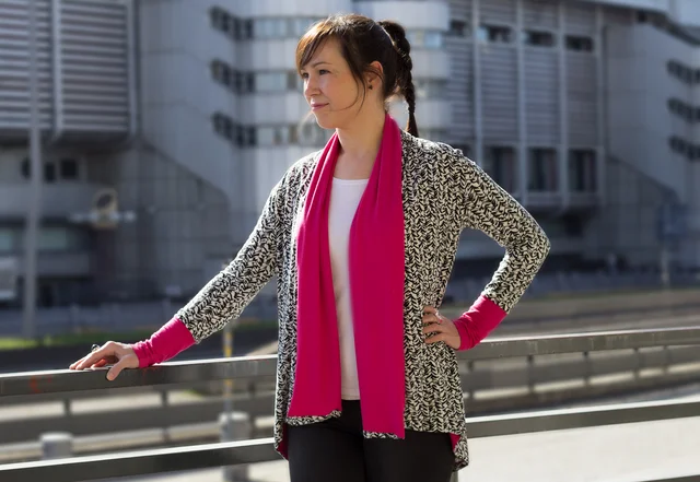 Schnittmuster Cardigan mit Schalkragen Schnittmuster Cardigan mit Schalkragen