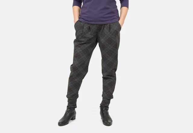Schnittmuster Sweatpants Business Outfit Karomuster Schnittmuster Sweatpants Business Outfit Karomuster
