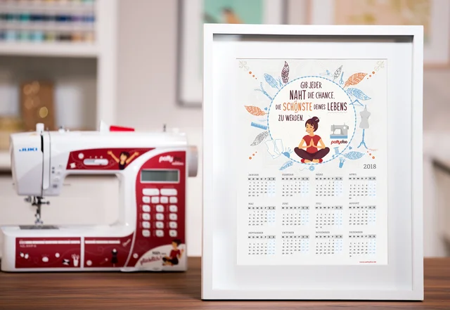 pattydoo Kalender Nähmaschine DIY Bild Freebie Motto pattydoo Kalender Nähmaschine DIY Bild Freebie Motto
