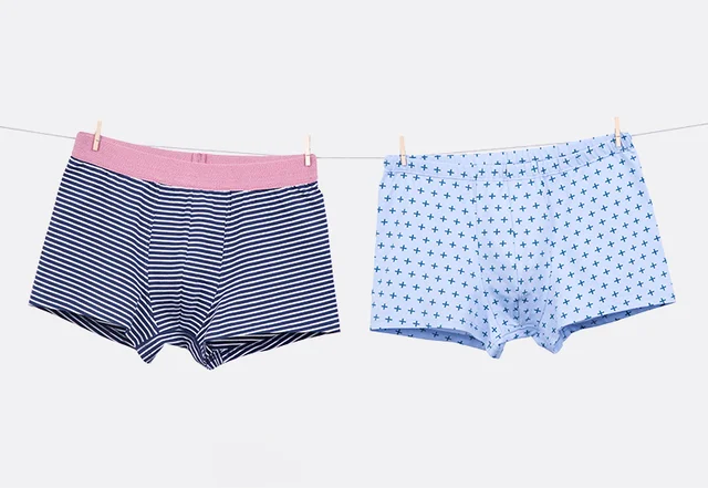 Schnittmuster Boxershorts Jersey mit Streifen und Gummibund Varianten Schnittmuster Boxershorts Jersey mit Streifen und Gummibund Varianten