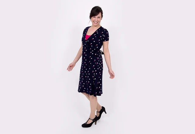 Schnittmuster Wickelkleid Nähanleitung