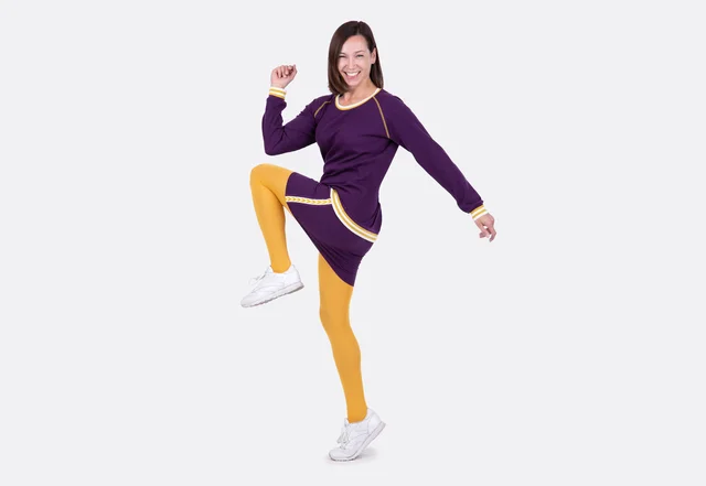 Kostenloses Schnittmuster Shirt Amy selber nähen Rock sportliches Outfit Kostenloses Schnittmuster Shirt Amy selber nähen Rock sportliches Outfit