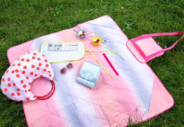 Picknickdecke ganz einfach selber nähen Picknickdecke ganz einfach selber nähen