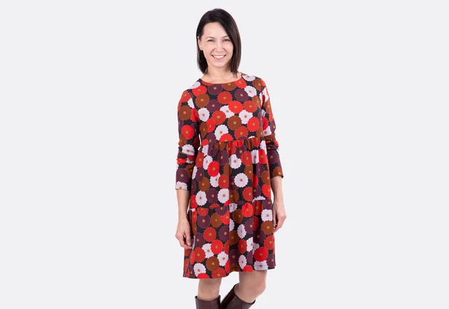 Boho Kleid Schnittmuster Anleitung