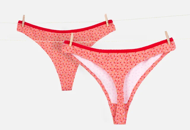 Schnittmuster Damen-String-Tanga selbermachen DIY Schnittmuster Damen-String-Tanga selbermachen DIY