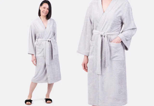 Schnittmuster Frotee-Bademantel für Damen DIY Video-Nähanleitung Schnittmuster Frotee-Bademantel für Damen DIY Video-Nähanleitung
