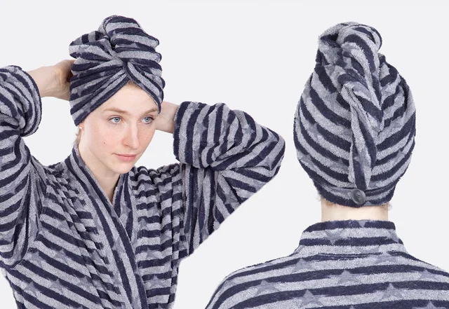 Turban Handtuch, einfaches DIY Nähprojekt Turban Handtuch, einfaches DIY Nähprojekt