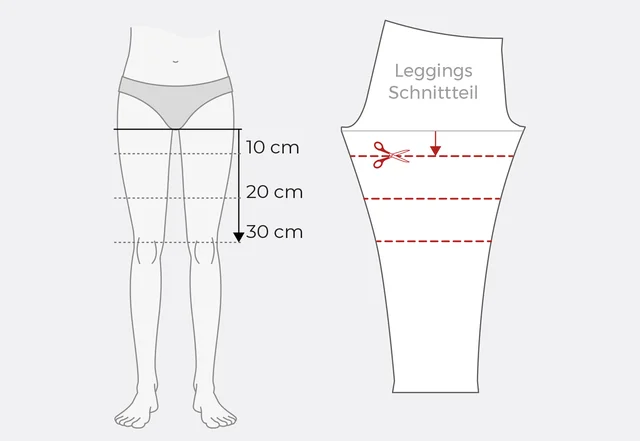 Radlerhose Schnittanpassung Leggings Figurine Radlerhose Schnittanpassung Leggings Figurine