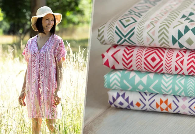 Stoffkollektion Sommer Tencel Webware Boho Vibes DIY Stoffkollektion Sommer Tencel Webware Boho Vibes DIY