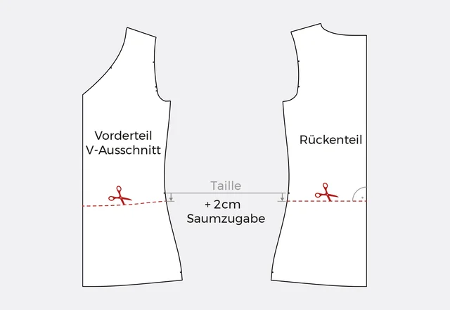 Crop Top Anleitung Schnittmuster anpassen Crop Top Anleitung Schnittmuster anpassen