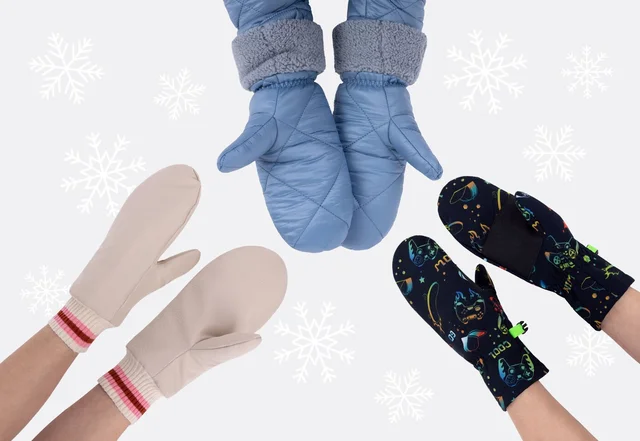 Fäustlinge Handschuhe für Kinder und Erwachsene selber nähen