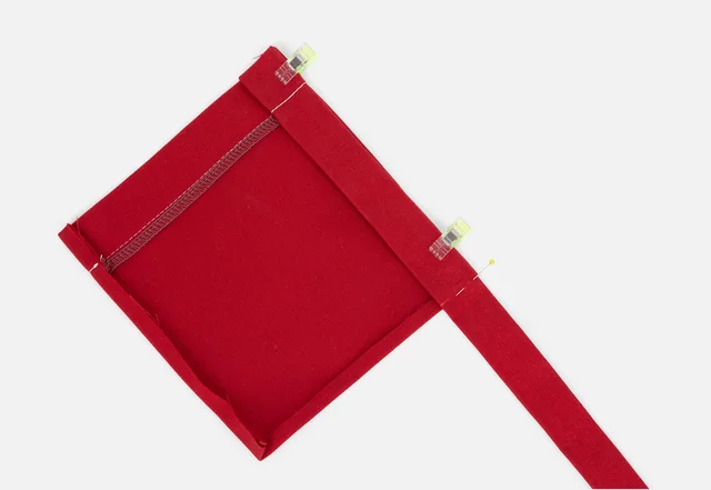 Anleitung Blasebalgtasche Blende feststecken Anleitung Blasebalgtasche Blende feststecken