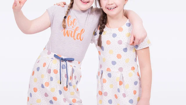Kinder Sweatkleid Anleitung Tulpenrock nähen
