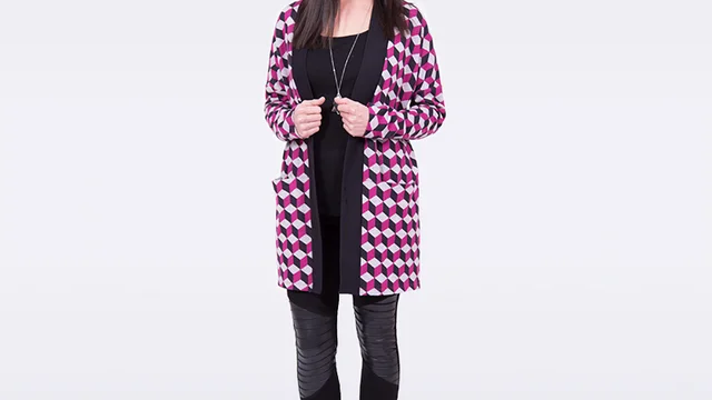 Cardigan nähen Schnittmuster Anleitung