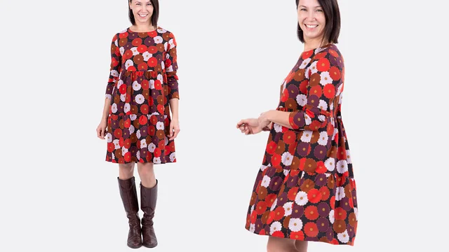 Boho Stufenkleid nähen mit Anleitung und Schnittmuster Boho Stufenkleid nähen mit Anleitung und Schnittmuster