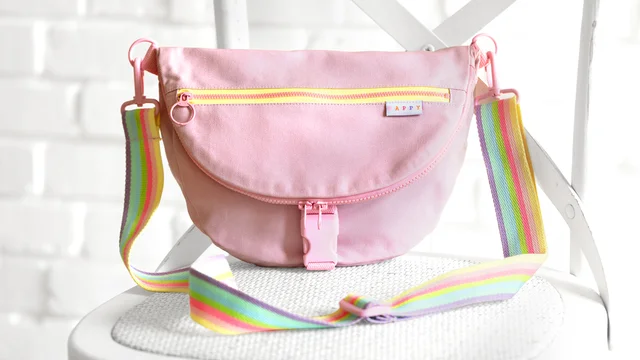 Anleitung Moonbag aus Canvas mit Schnalle selber nähen Anleitung Moonbag aus Canvas mit Schnalle selber nähen