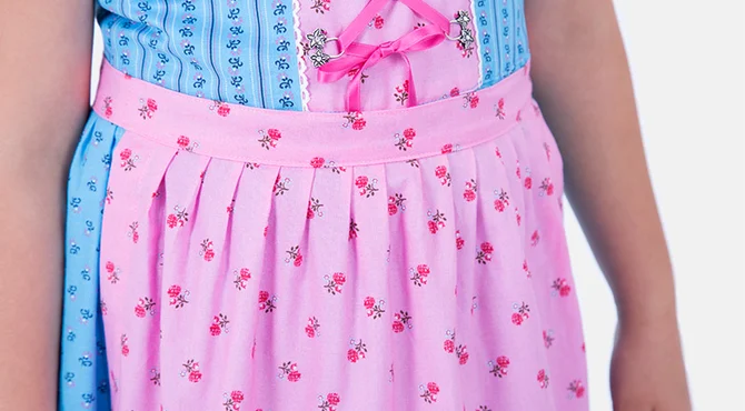 Dirndl Schürze Falten nähen Dirndl Schürze Falten nähen