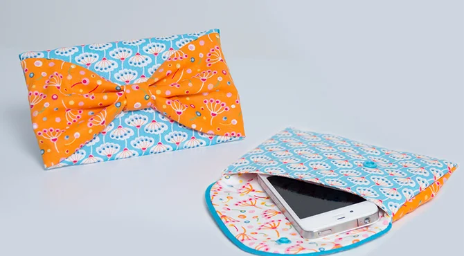 Jinnyjou Stoffe Schnittmuster Handytasche "Bowie" Jinnyjou Stoffe Schnittmuster Handytasche "Bowie"