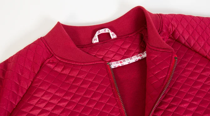 Nähanleitung Blousonkragen an Kapuzenjacke nähen: Kragen Absteppung Nähanleitung Blousonkragen an Kapuzenjacke nähen: Kragen Absteppung