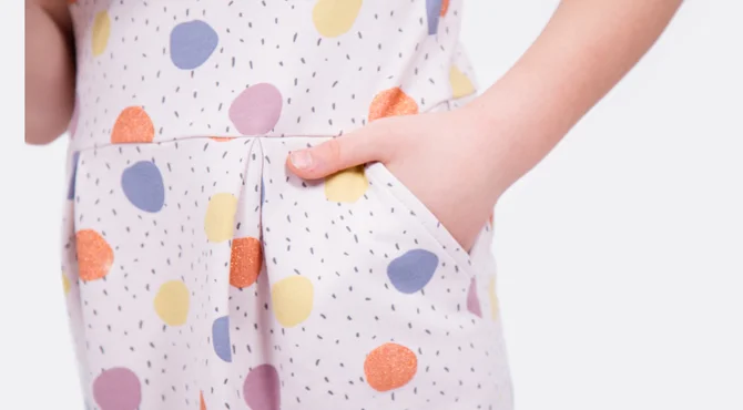 Schnittmuster Kinder Tulpenkleid Eingrifftaschen nähen