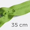 Reißverschluss teilbar 35cm Apfelgrün B44