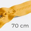 Reißverschluss teilbar 70cm Senf D846