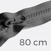 Reißverschluss teilbar 80cm Dunkelgrau D306