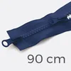 Zwei-Wege Reißverschluss 90cm Marine D40