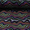 Alpenfleece Wellen Schwarz