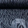 Alpenfleece Zebra Jeansblau