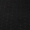 Walkloden Look Uni Punkte Schwarz