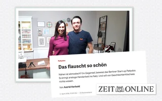 ZEIT online Artikel über pattydoo ZEIT online Artikel über pattydoo
