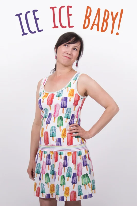 zum Kleid verlängertes Damentop selber nähen zum Kleid verlängertes Damentop selber nähen