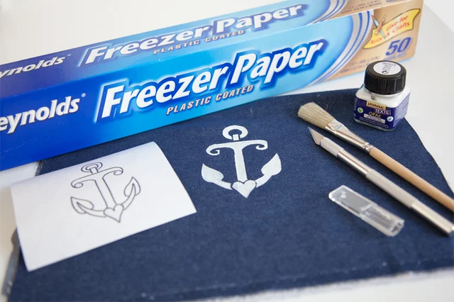 Farbfolie Freezer Paper
