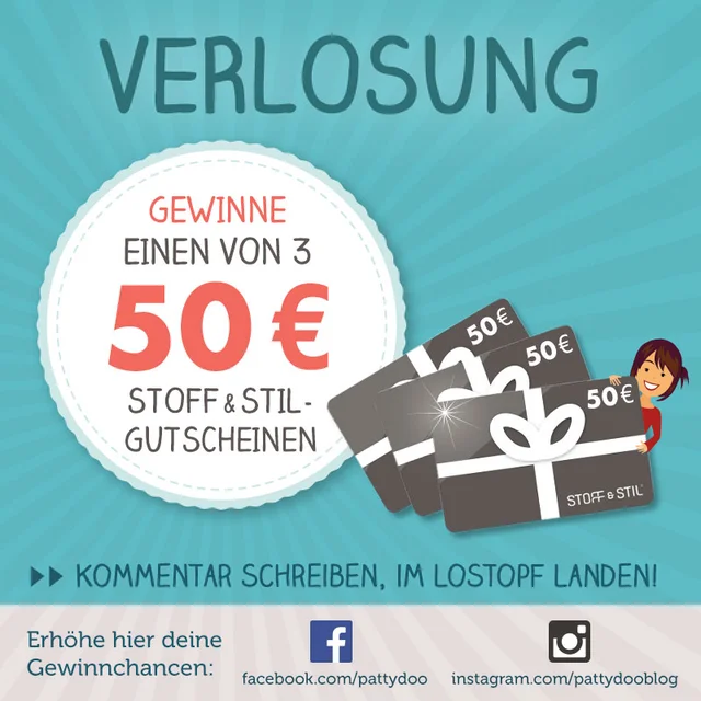 pattydoo Stoff Gutscheine gewinnen pattydoo Stoff Gutscheine gewinnen