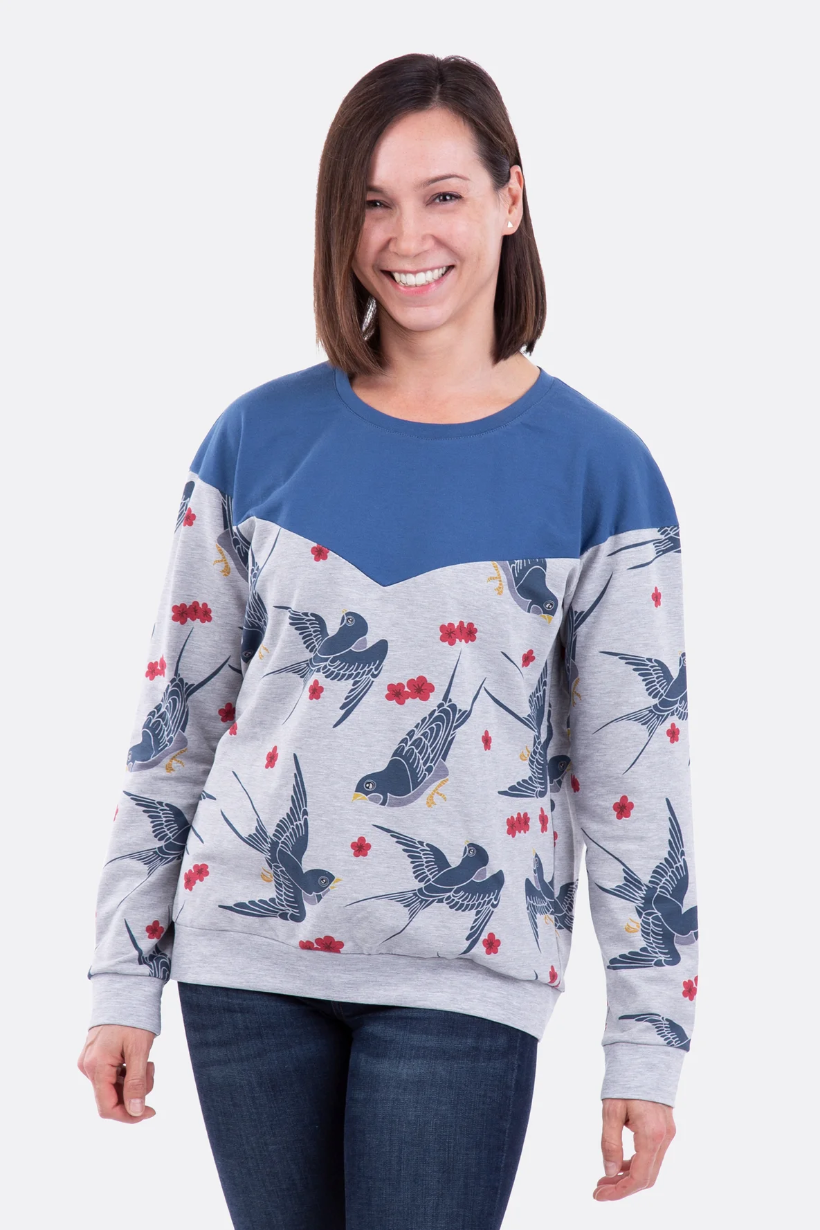 schnittmuster_sweatshirt_dreieck_sommersweat_vogel_muster.jpg Thumbnail