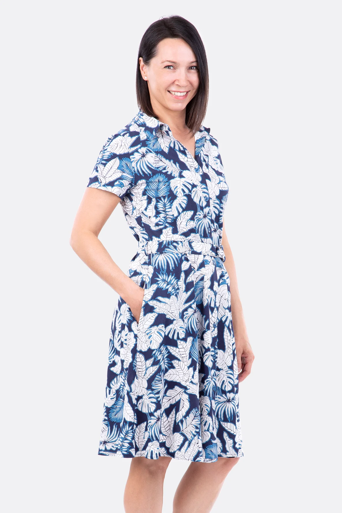 Schnittmuster Blusenkleid Freizeitkleid Webware selbst naehen