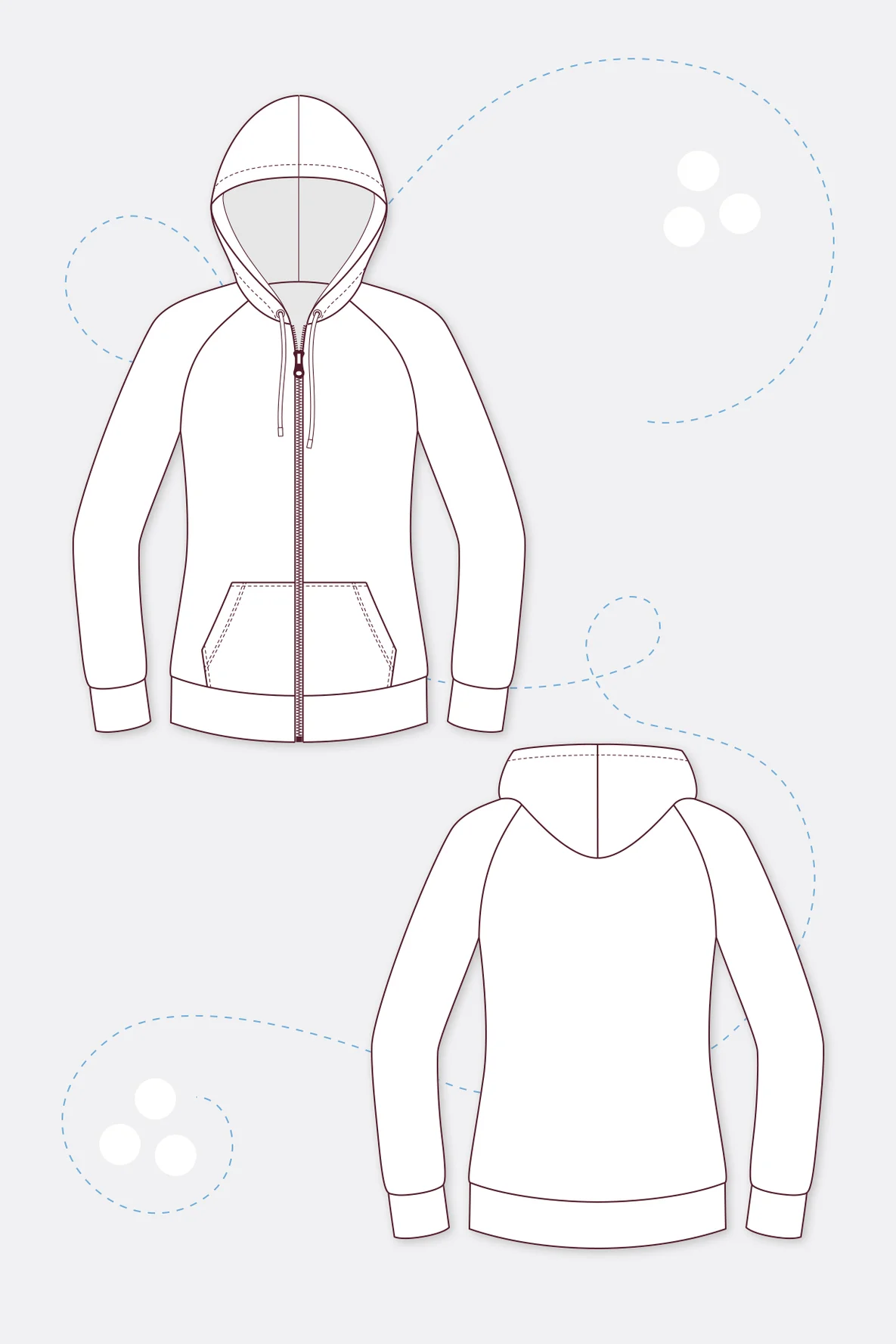 schnittmuster_damen_kapuzenjacke_anleitung Schnittmuster Janice Damen Kapuzenjacke selber nähen