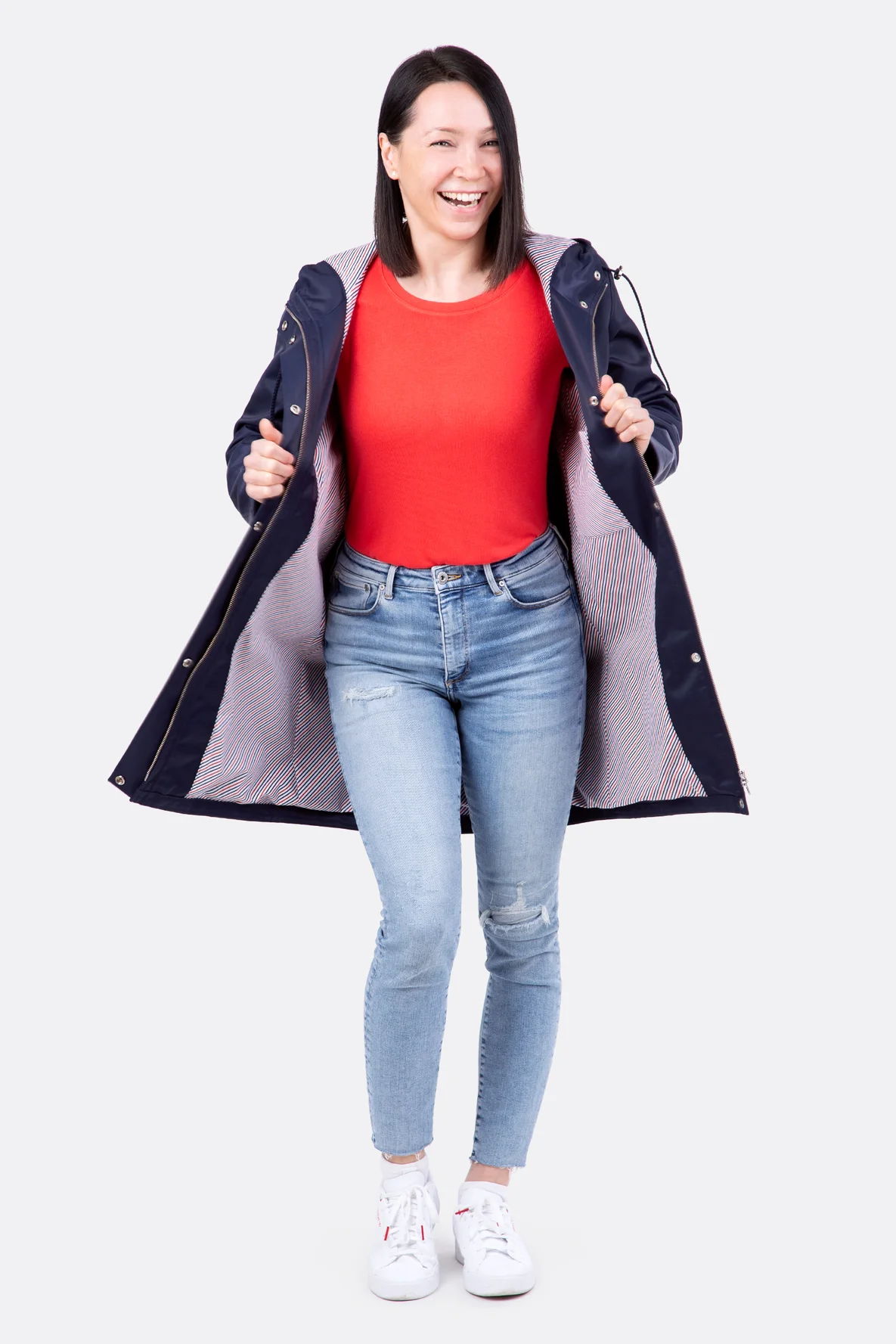 Schnittmuster Parka Lola Baumwollstoff Futter DIY