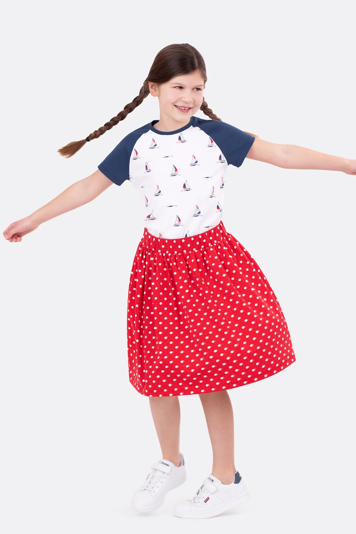 Schnittmuster Leo Kindershirt Raglan Ärmel nähen