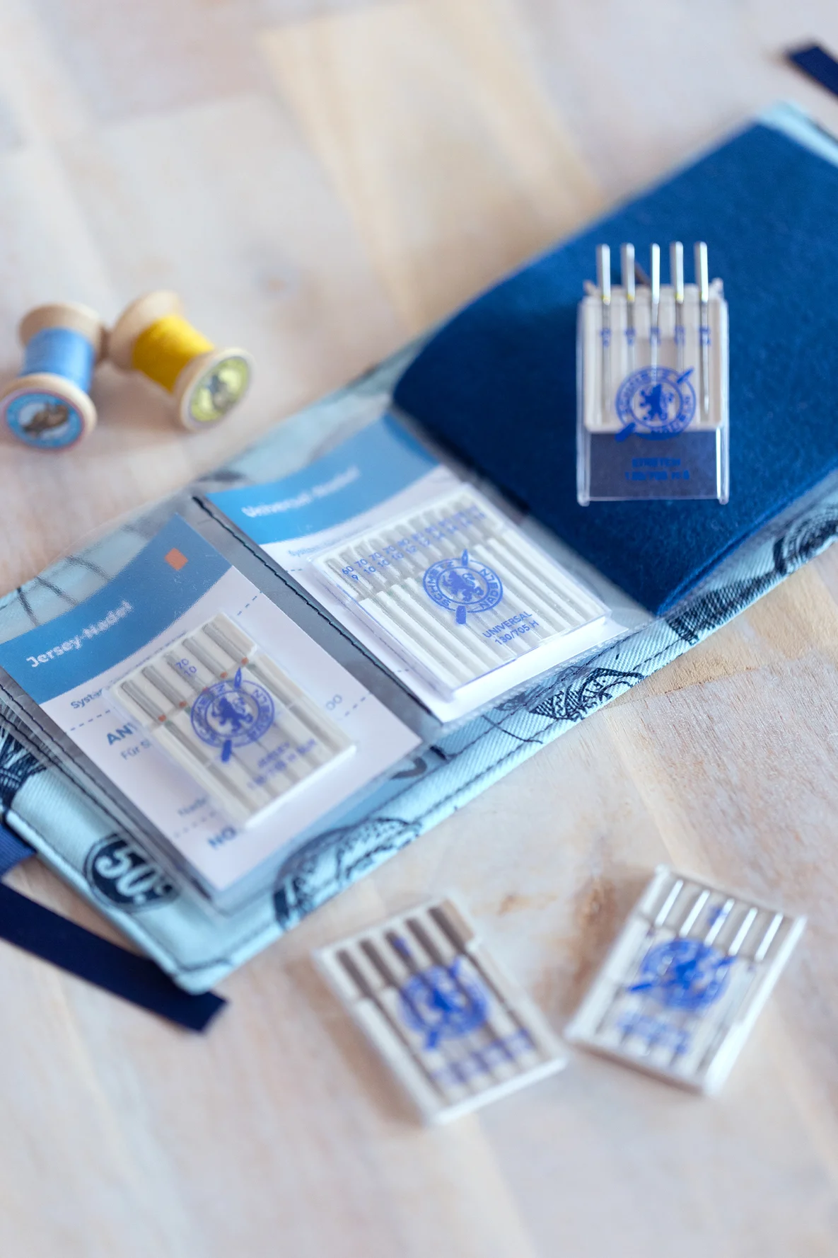 Nadelmäppchen Nadelpackungen aufbewahren Freebie