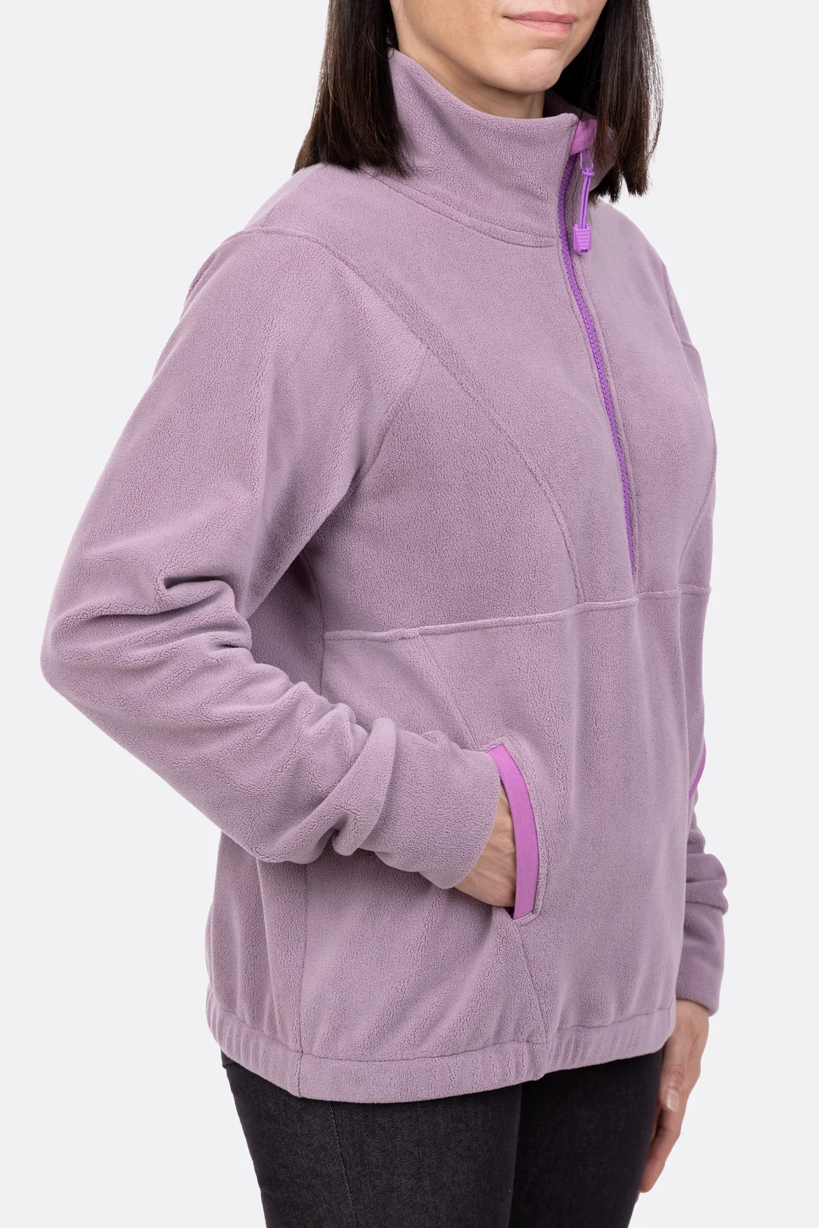 Schnittmuster Troyer Fleece Kragen Reißverschluss Taschen DIY