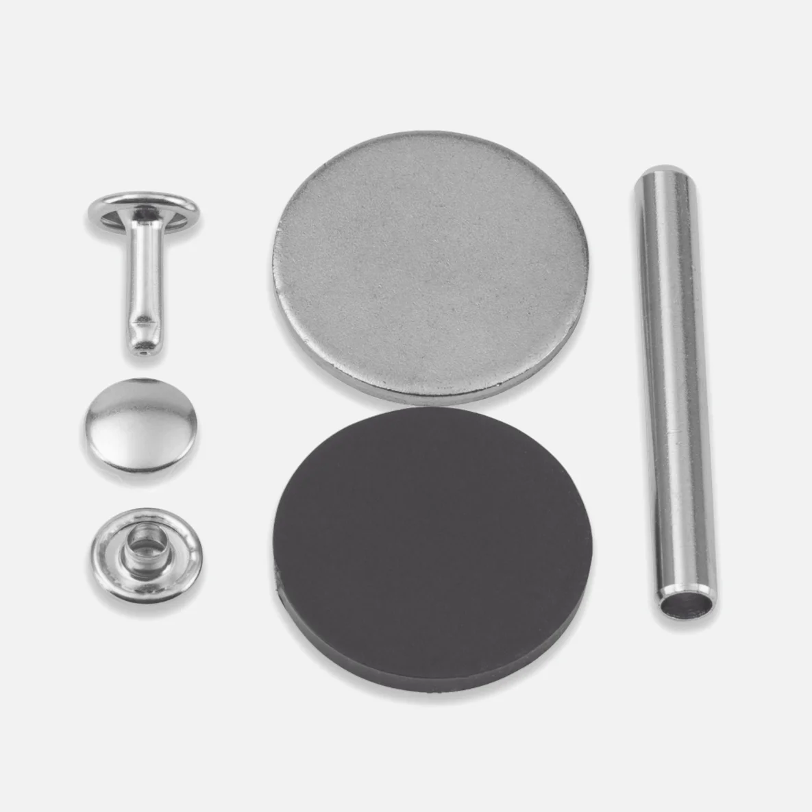 PRYM Hohlnieten 9mm 6-9mm Höhe silber 