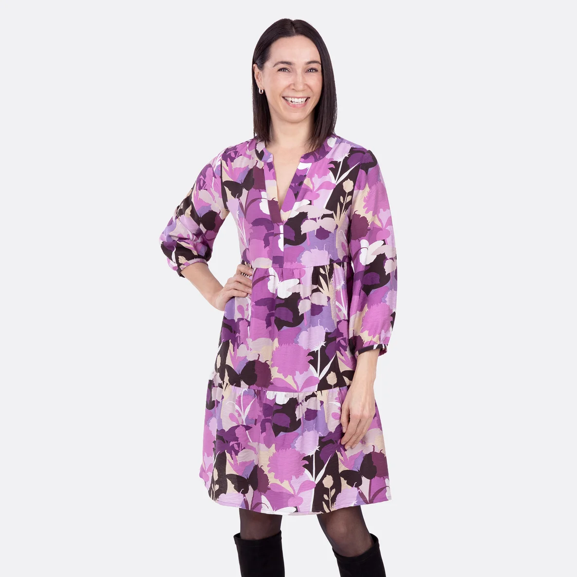 Damenschnittmuster Viskosekleid